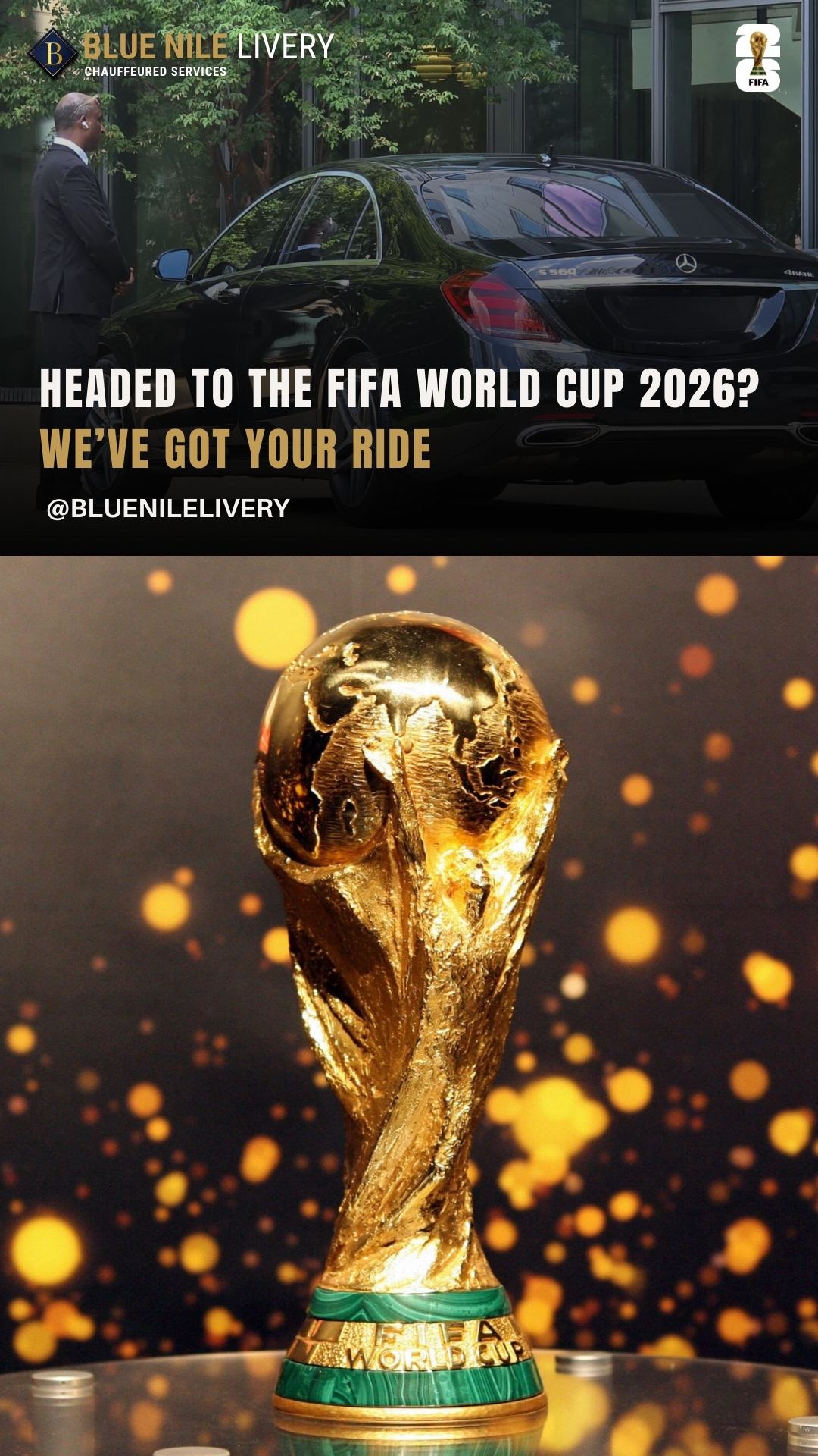 FIFA World Cup 2026 Car Service – Blue Nile Livery