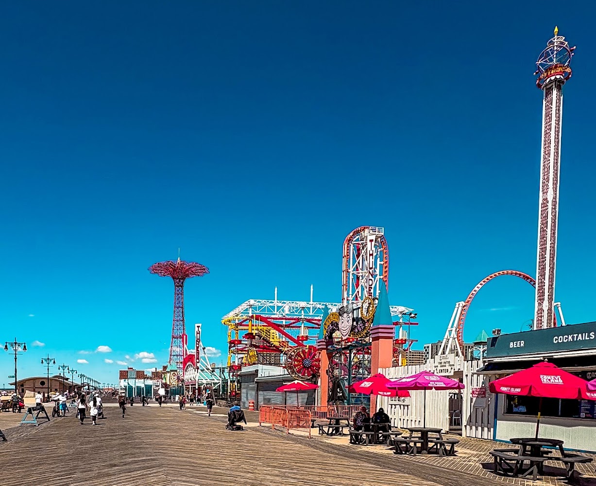 Riegelmann Boardwalk Coney Island luxury ride