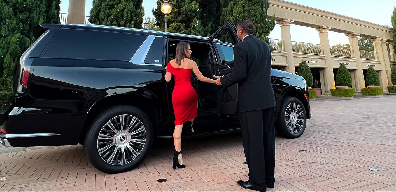 Private night out luxury transportation service